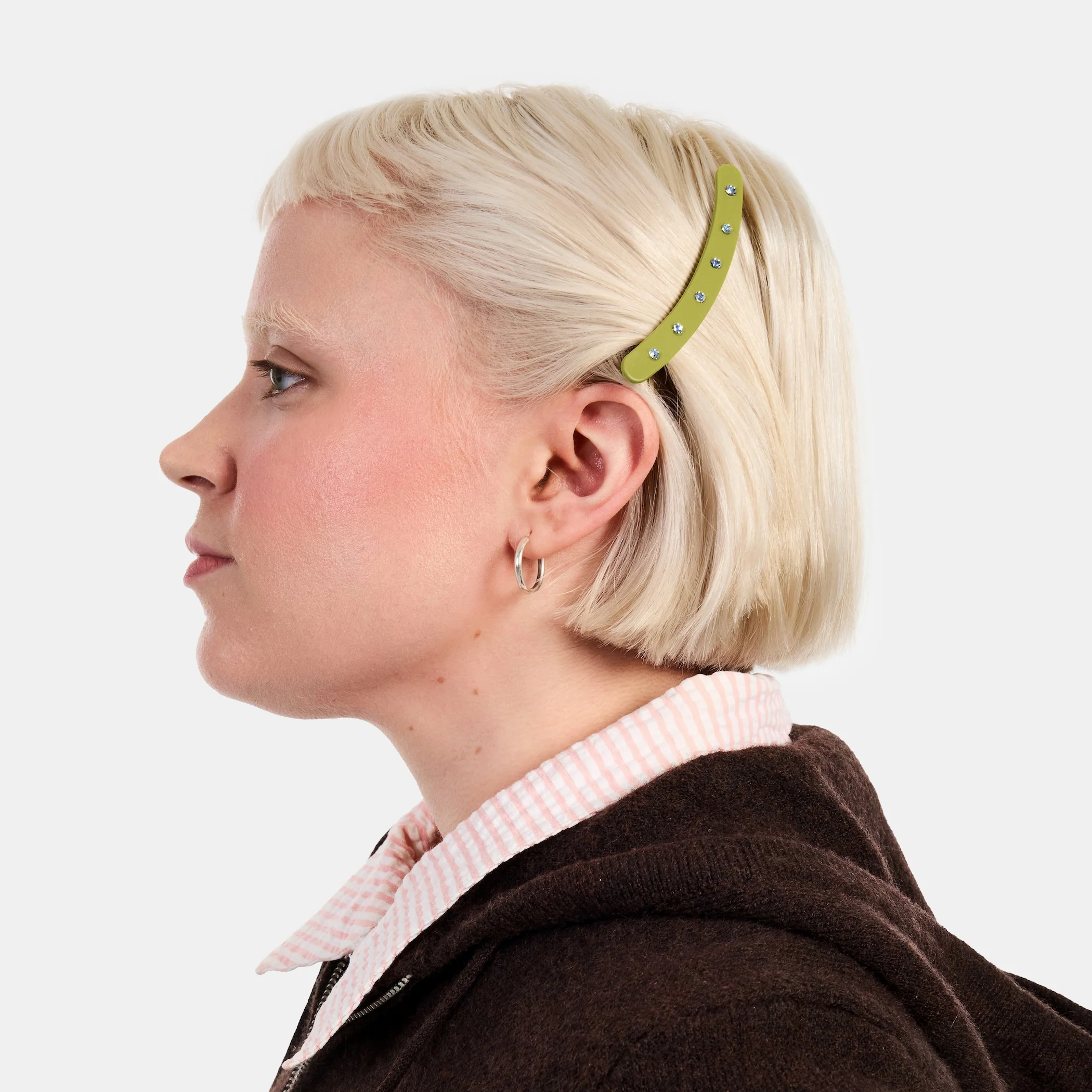Allie Clips in Large Chartreuse - Image 2
