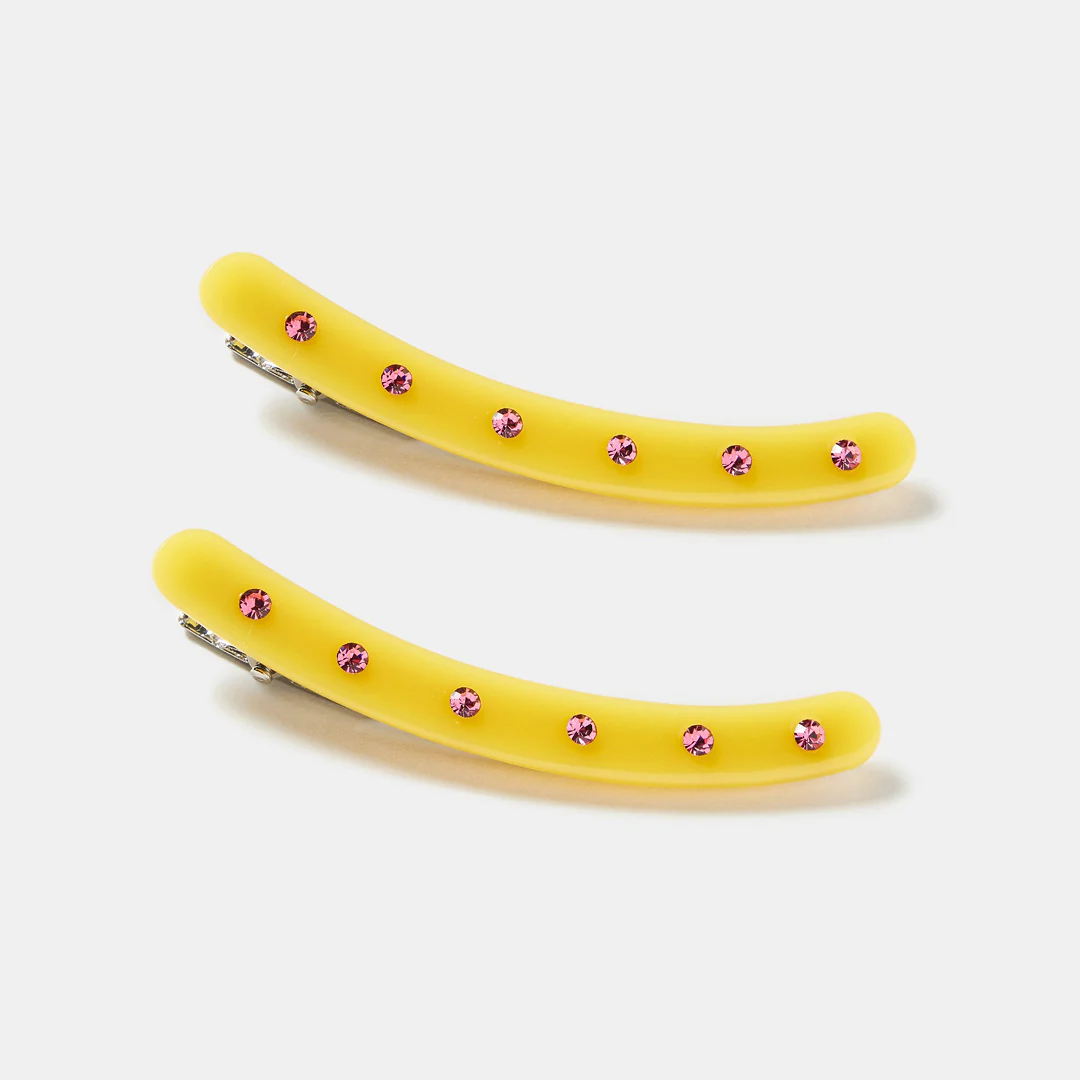 Allie Clips in Large Mango
