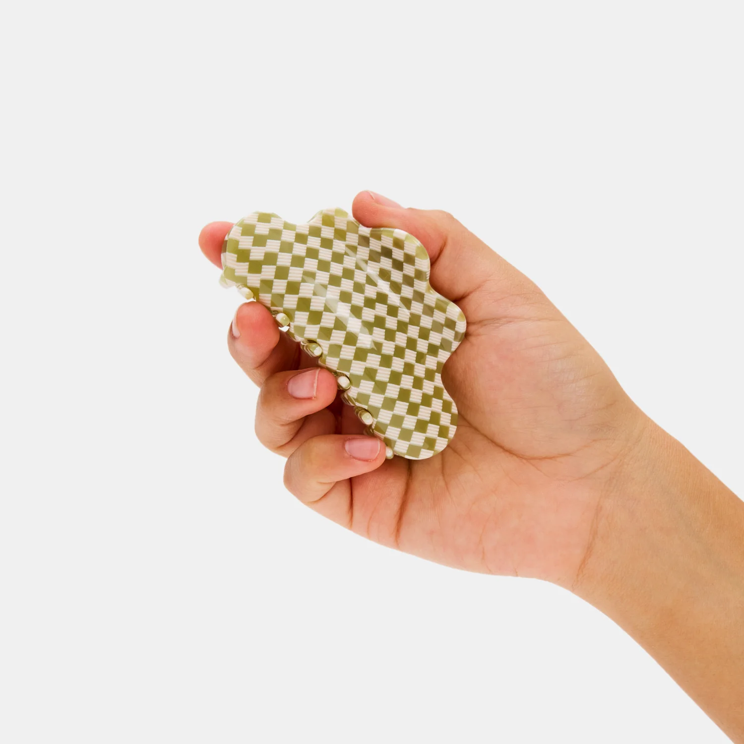Baby Nimbus Claw in Olive Check - Image 4