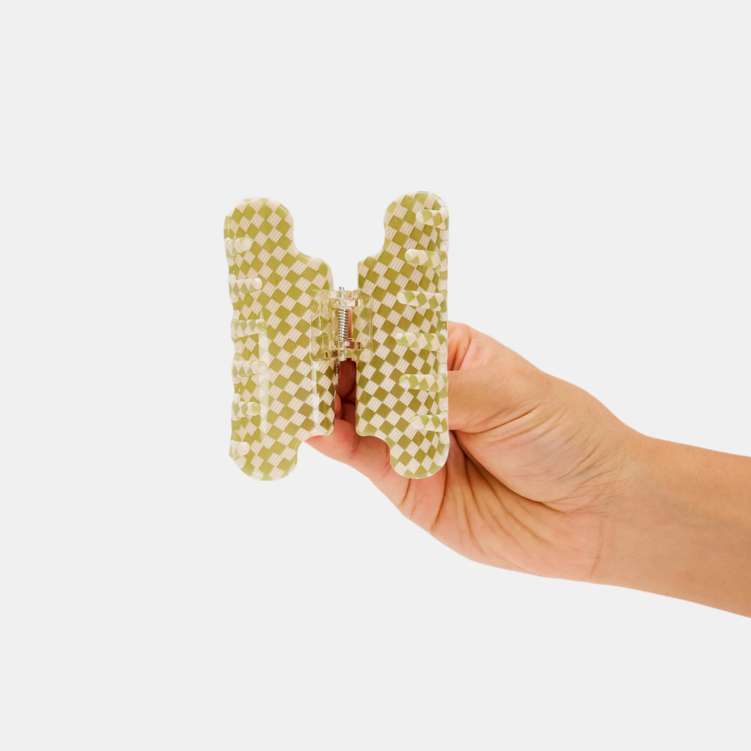 Baby Nimbus Claw in Olive Check - Image 5