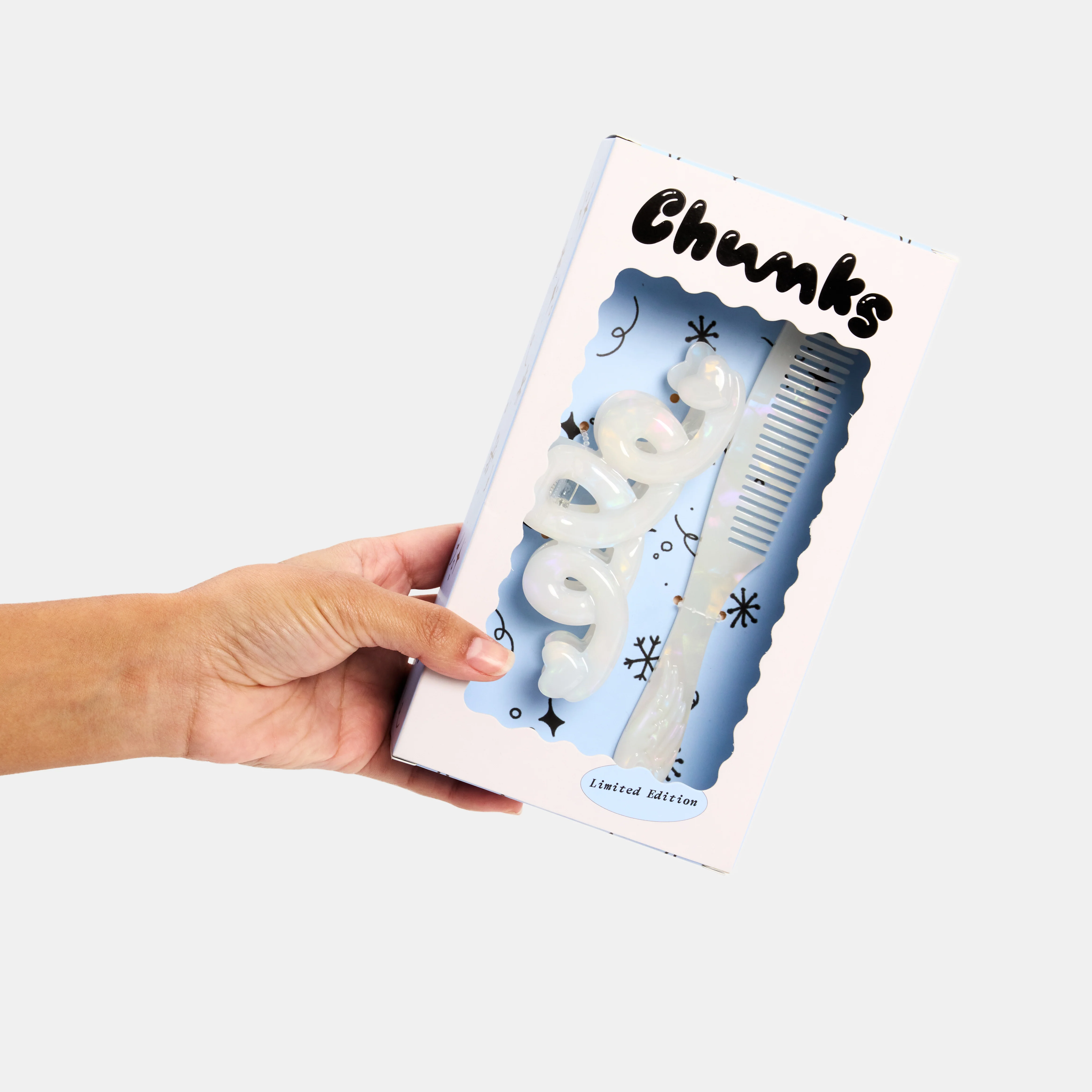 Claw & Comb Gift Set in Angel - Image 5