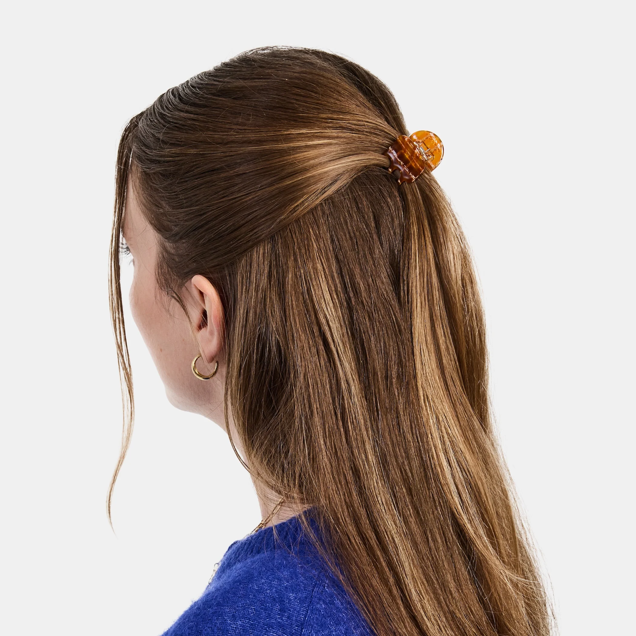 Mini Claw in Caramel Plaid - Image 2