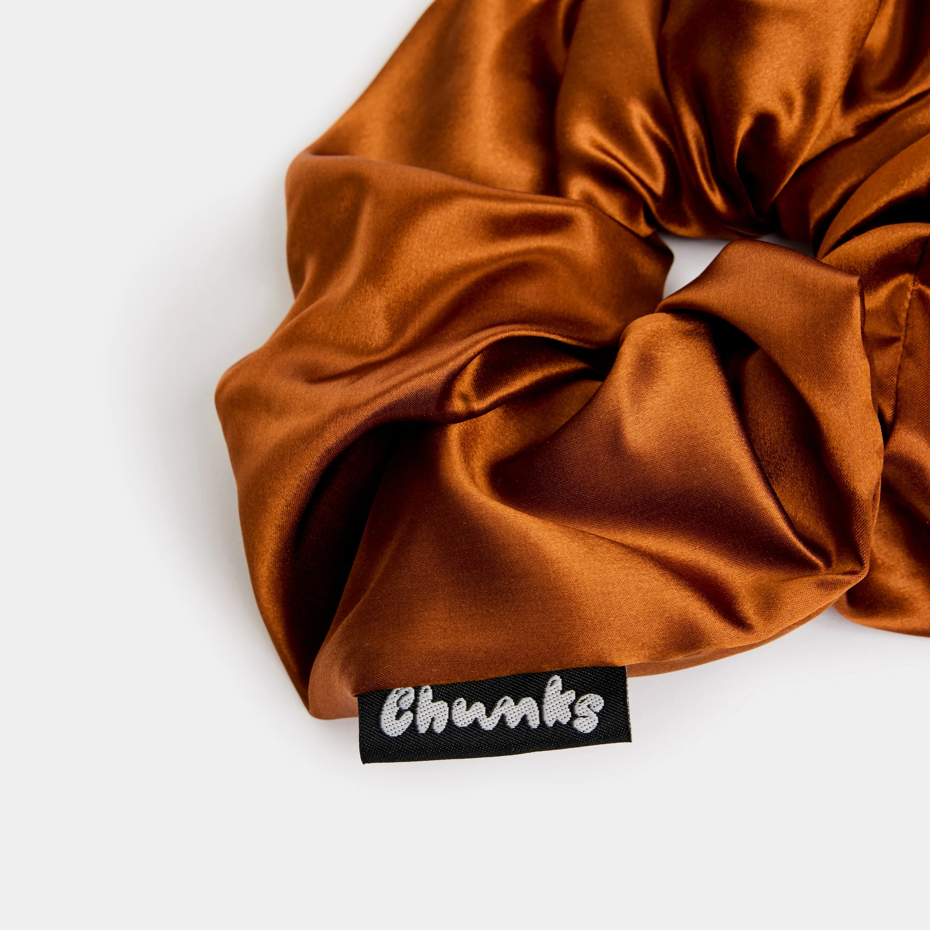 Silk Tie Scrunchie in Baguette - Image 6