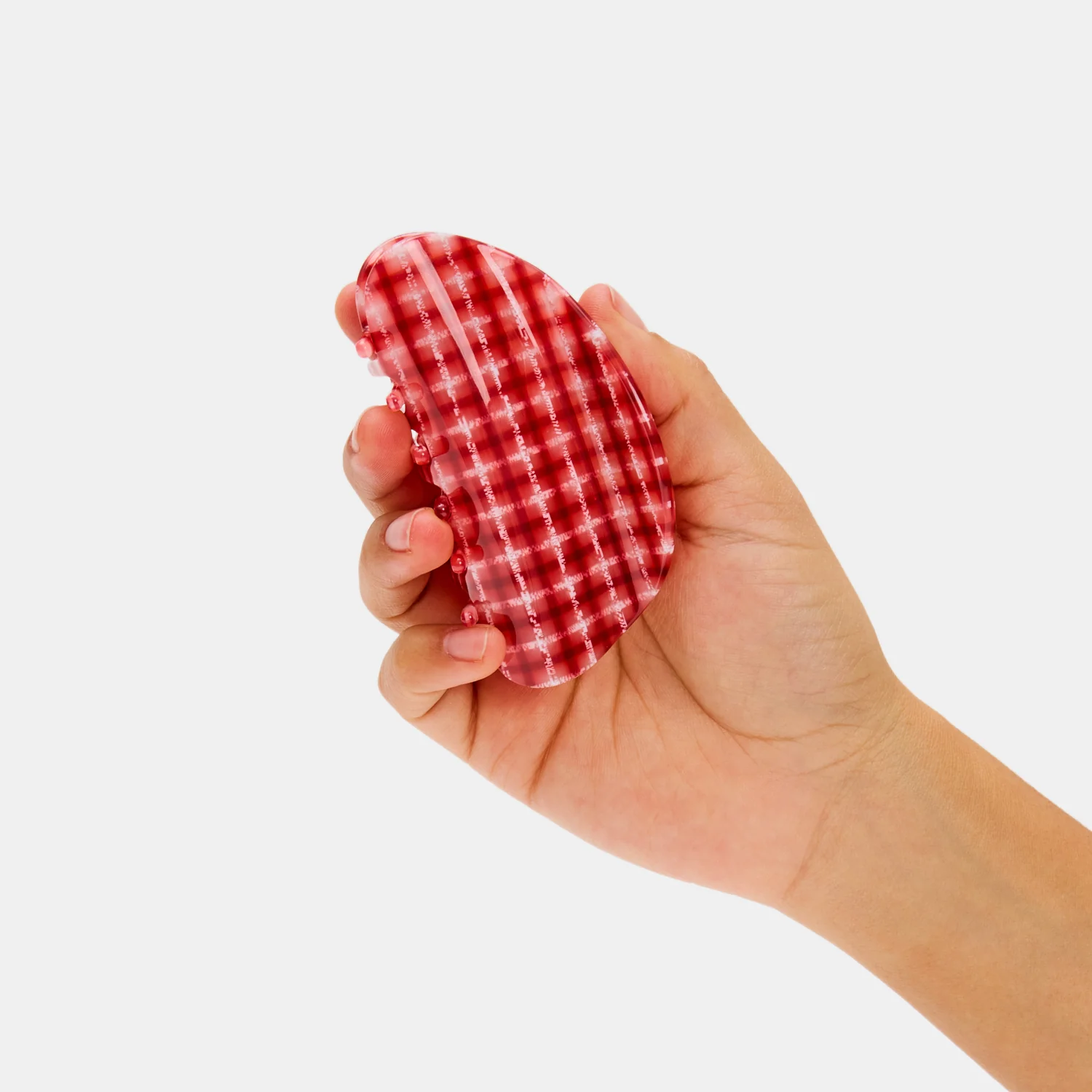 Suki Claw in Red Plaid - Image 3