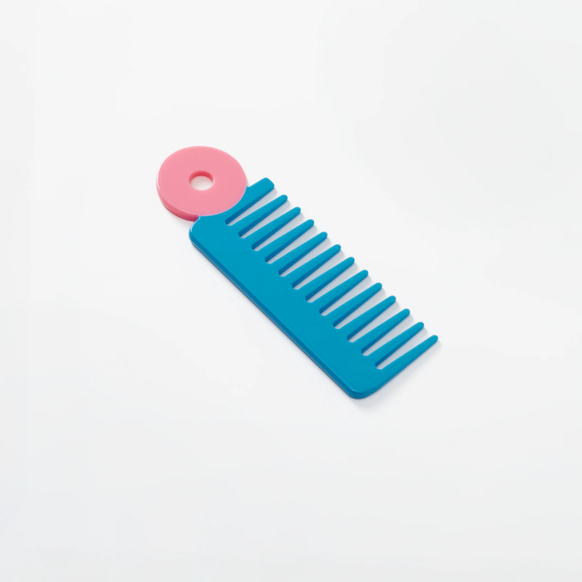 Wide Tooth Comb in Blue + Pink - Image 3