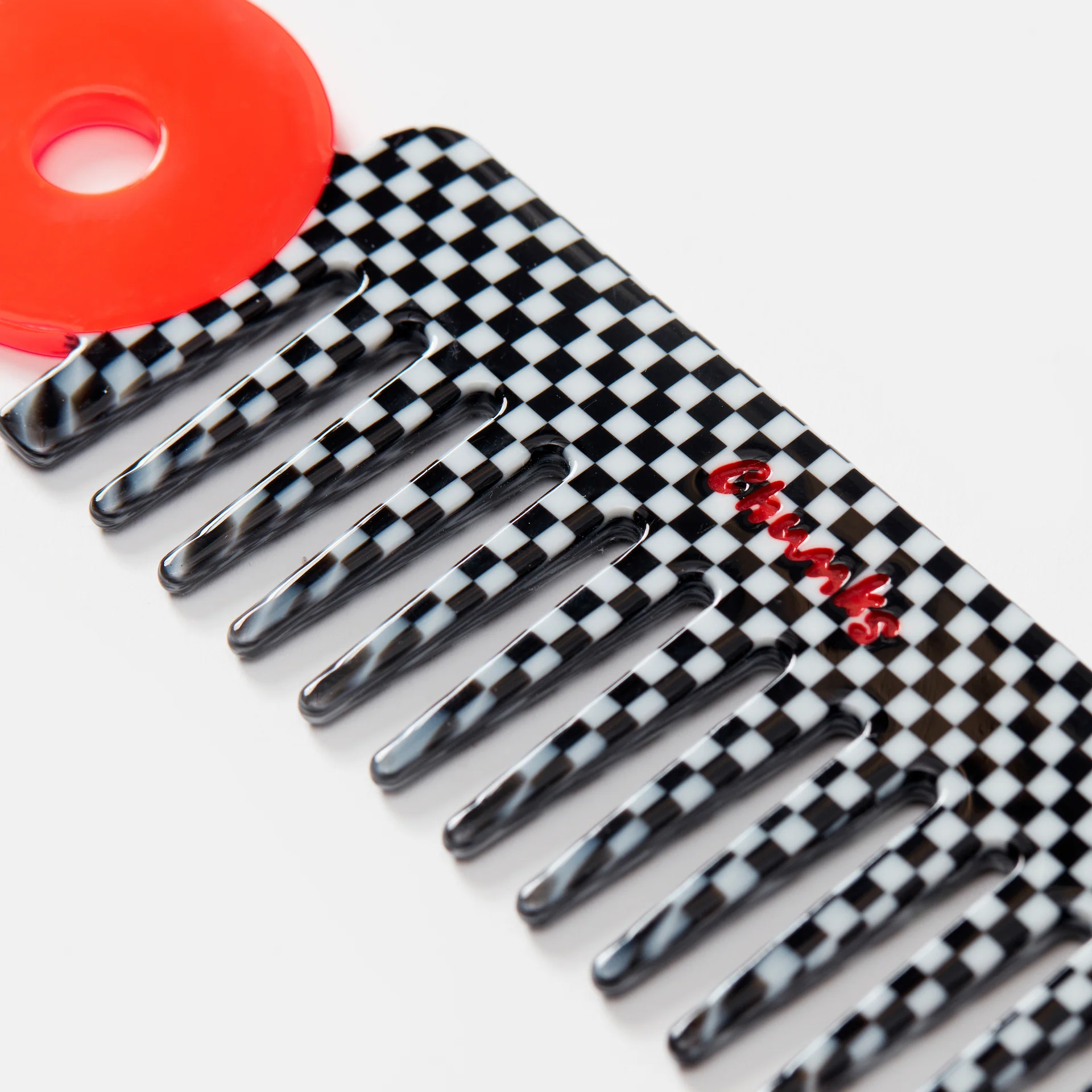 Wide Tooth Comb in Glitch + Punch - Image 4